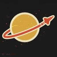 Retro Vintage Planet Space Shuttle Logo Toddler Hoodie thumb 2