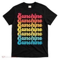 Retro Vintage Sunshine Sun Text T-Shirt thumb 0