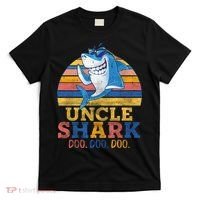 Retro Vintage Uncle Shark Doo T-Shirt thumb 0