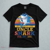 Retro Vintage Uncle Shark Doo T-Shirt thumb 5