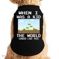 Retro When I Was A Kid The World Look Like This Doggie Tank thumb 0