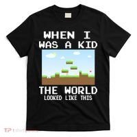 Retro When I Was A Kid The World Look Like This T-Shirt thumb 0