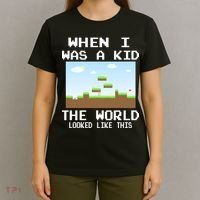 Retro When I Was A Kid The World Look Like This T-Shirt thumb 4