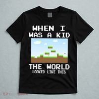 Retro When I Was A Kid The World Look Like This T-Shirt thumb 5