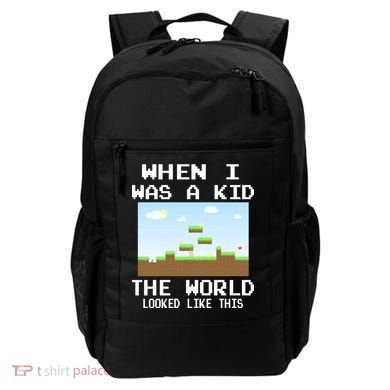 Retro When I Was A Kid The World Look Like This Backpack