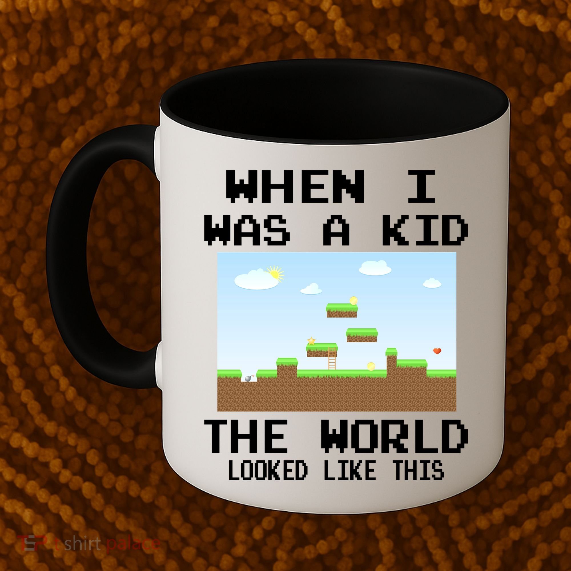 Retro When I Was A Kid The World Look Like This Coffee Mug