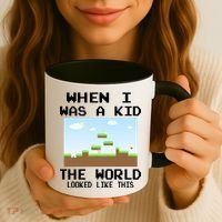 Retro When I Was A Kid The World Look Like This Coffee Mug thumb 3