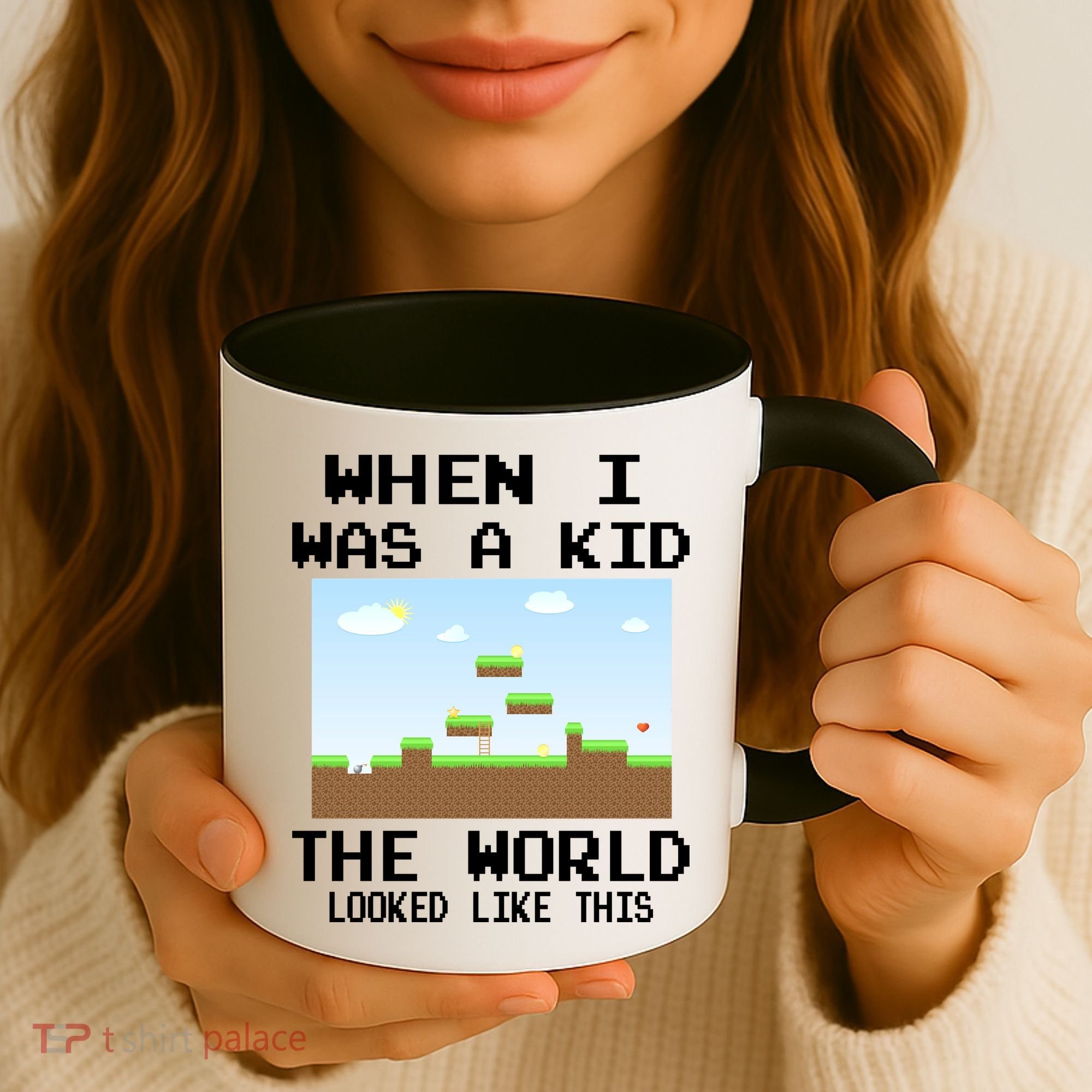 Retro When I Was A Kid The World Look Like This Coffee Mug