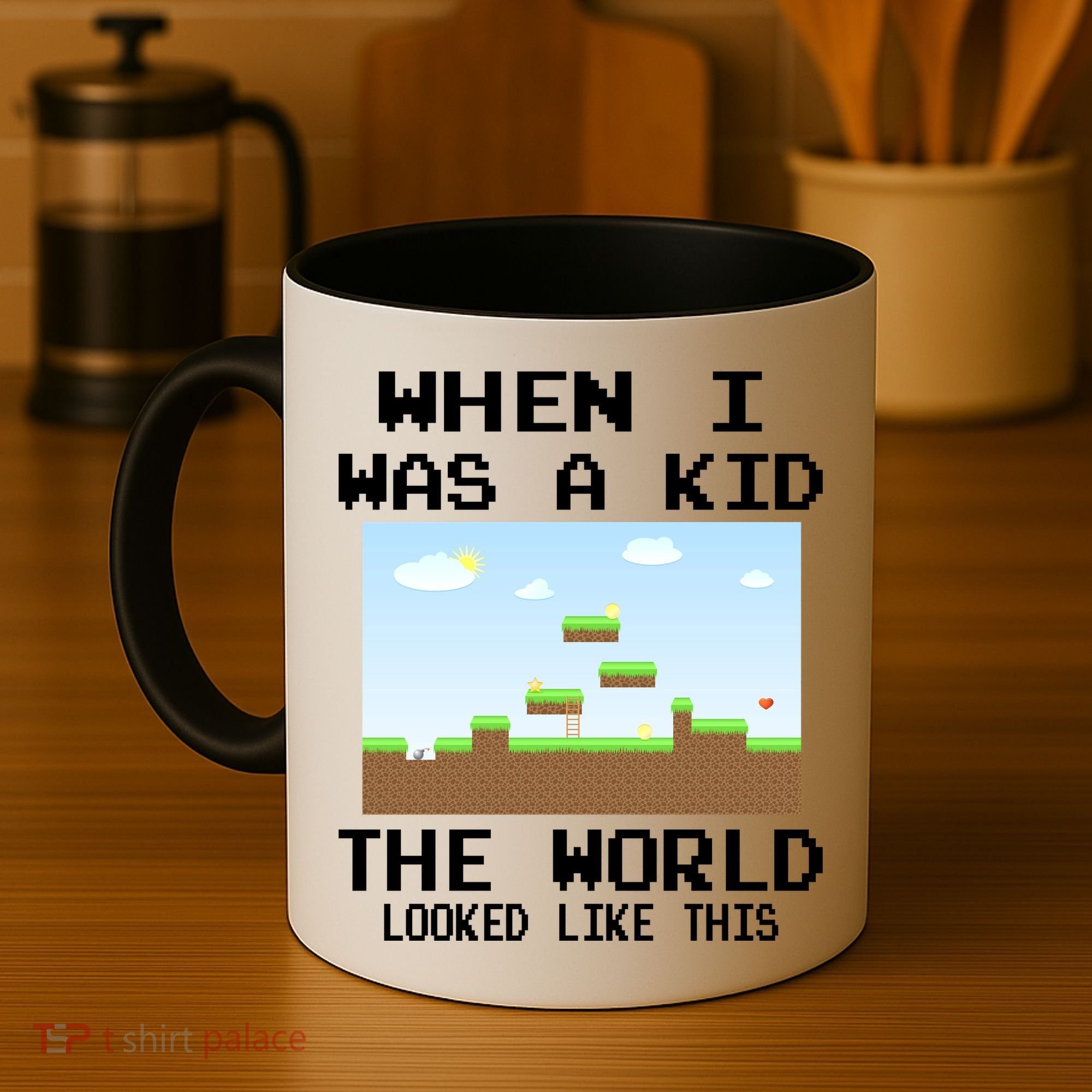 Retro When I Was A Kid The World Look Like This Coffee Mug