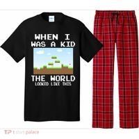 Retro When I Was A Kid The World Look Like This Pajama Set thumb 0
