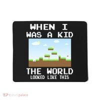 Retro When I Was A Kid The World Look Like This Mousepad thumb 0