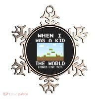 Retro When I Was A Kid The World Look Like This Ornament thumb 0