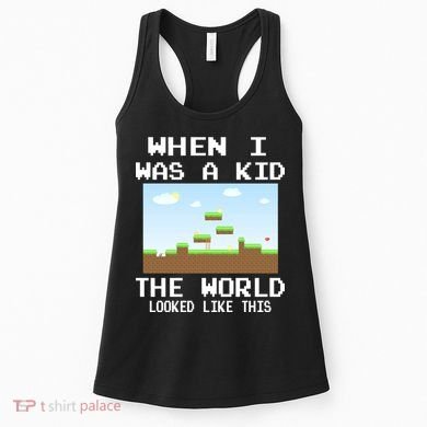 Retro When I Was A Kid The World Look Like This Women's Tank Top