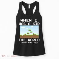 Retro When I Was A Kid The World Look Like This Women's Tank Top thumb 0