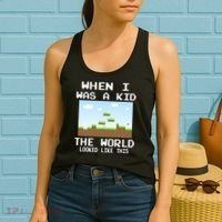 Retro When I Was A Kid The World Look Like This Women's Tank Top thumb 2