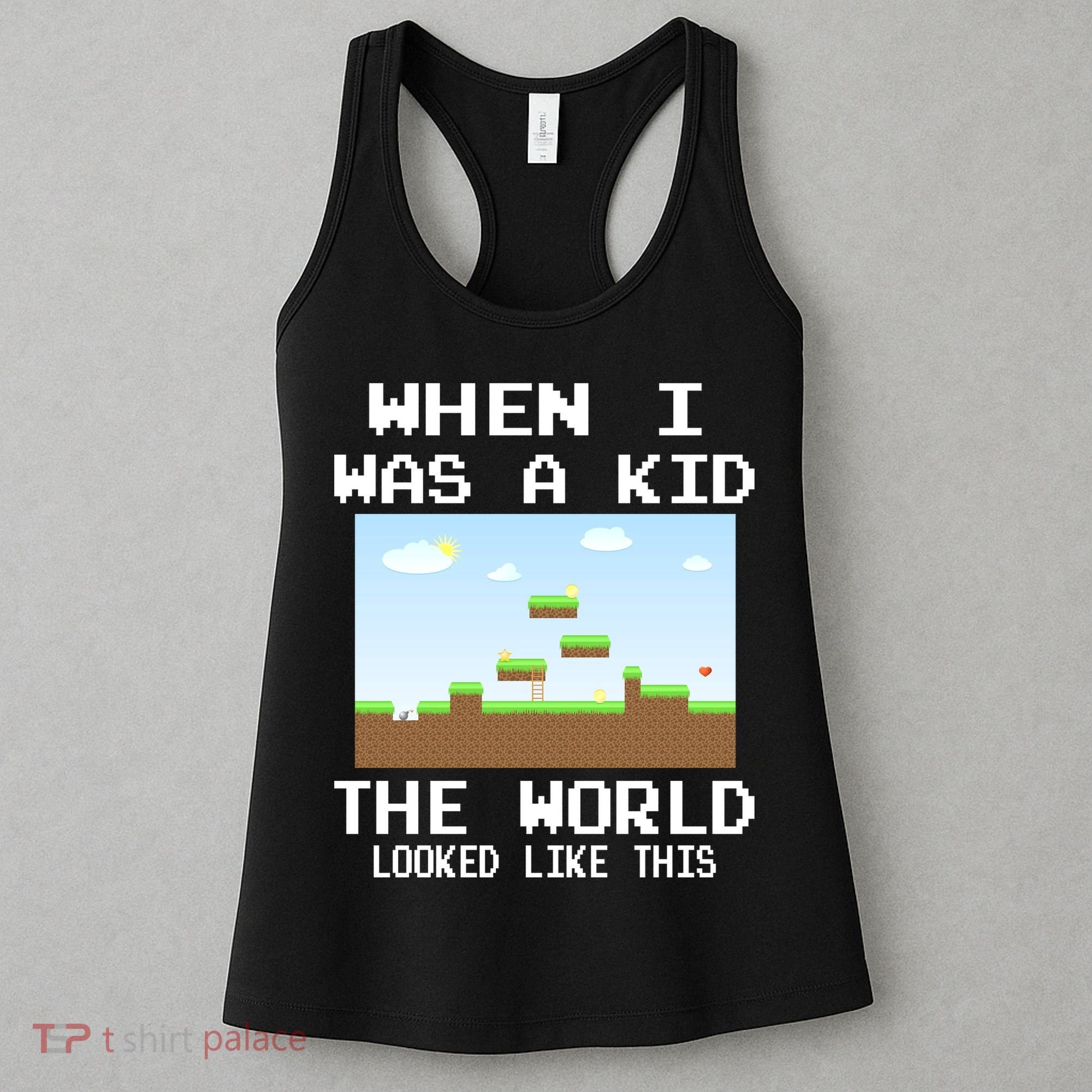 Retro When I Was A Kid The World Look Like This Women's Tank Top