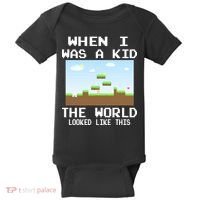 Retro When I Was A Kid The World Look Like This Baby Bodysuit thumb 0