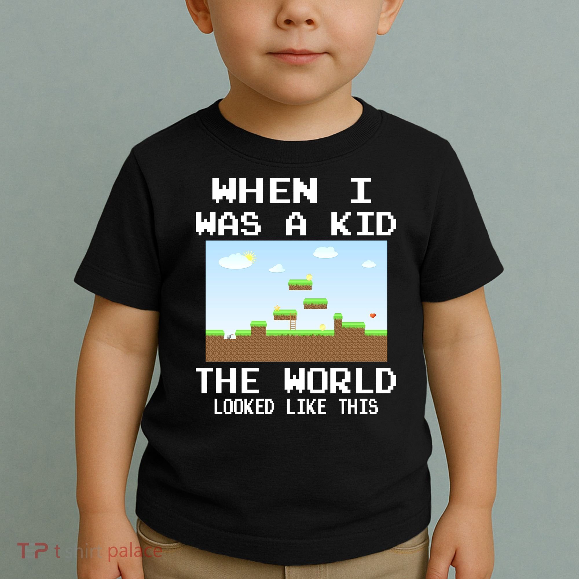 Retro When I Was A Kid The World Look Like This Toddler T-Shirt