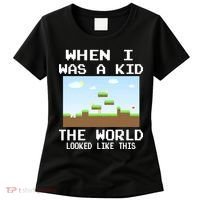Retro When I Was A Kid The World Look Like This Women's T-Shirt thumb 0