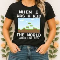Retro When I Was A Kid The World Look Like This Women's T-Shirt thumb 2