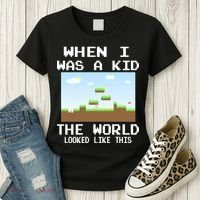 Retro When I Was A Kid The World Look Like This Women's T-Shirt thumb 3