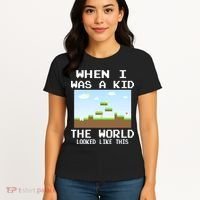 Retro When I Was A Kid The World Look Like This Women's T-Shirt thumb 4