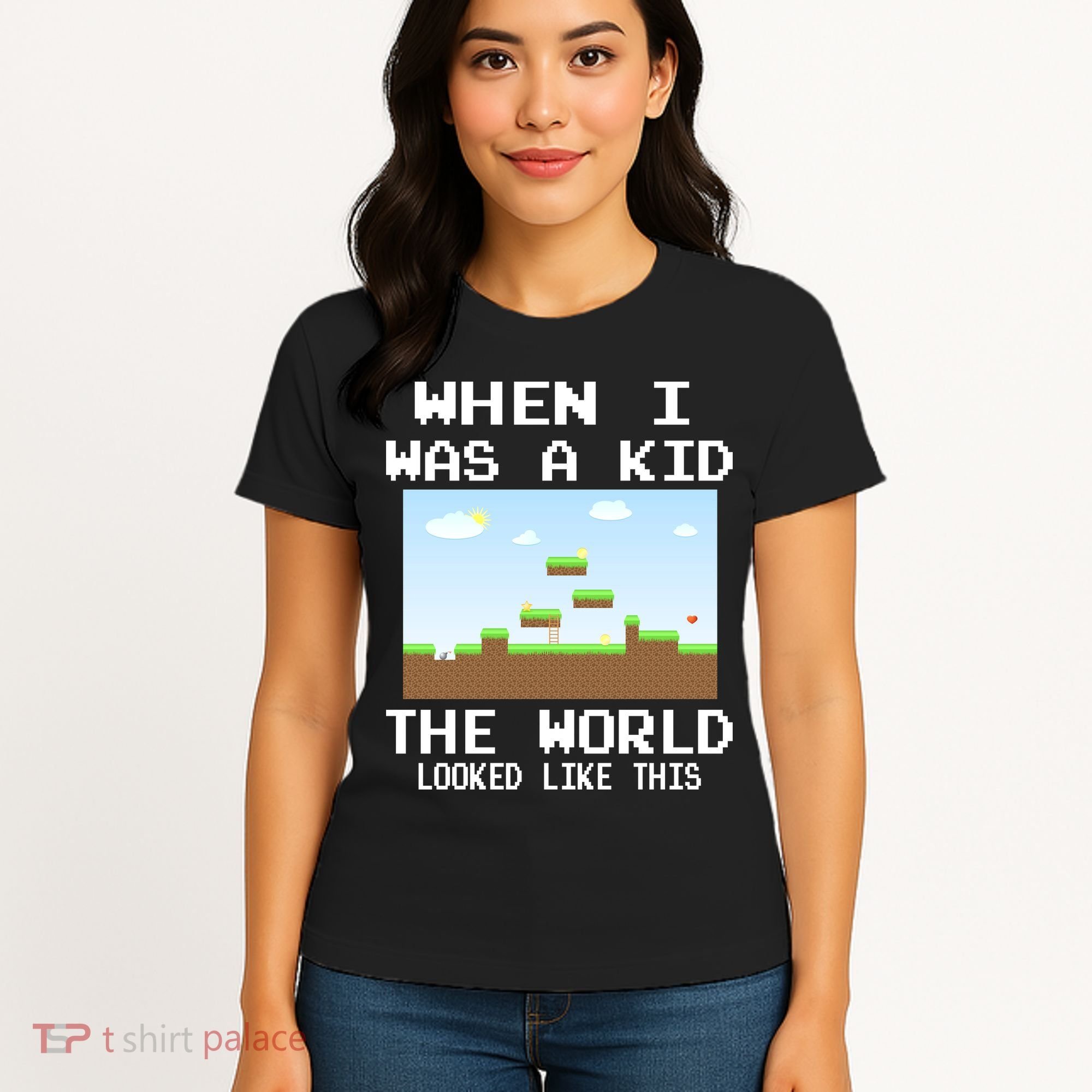 Retro When I Was A Kid The World Look Like This Women's T-Shirt