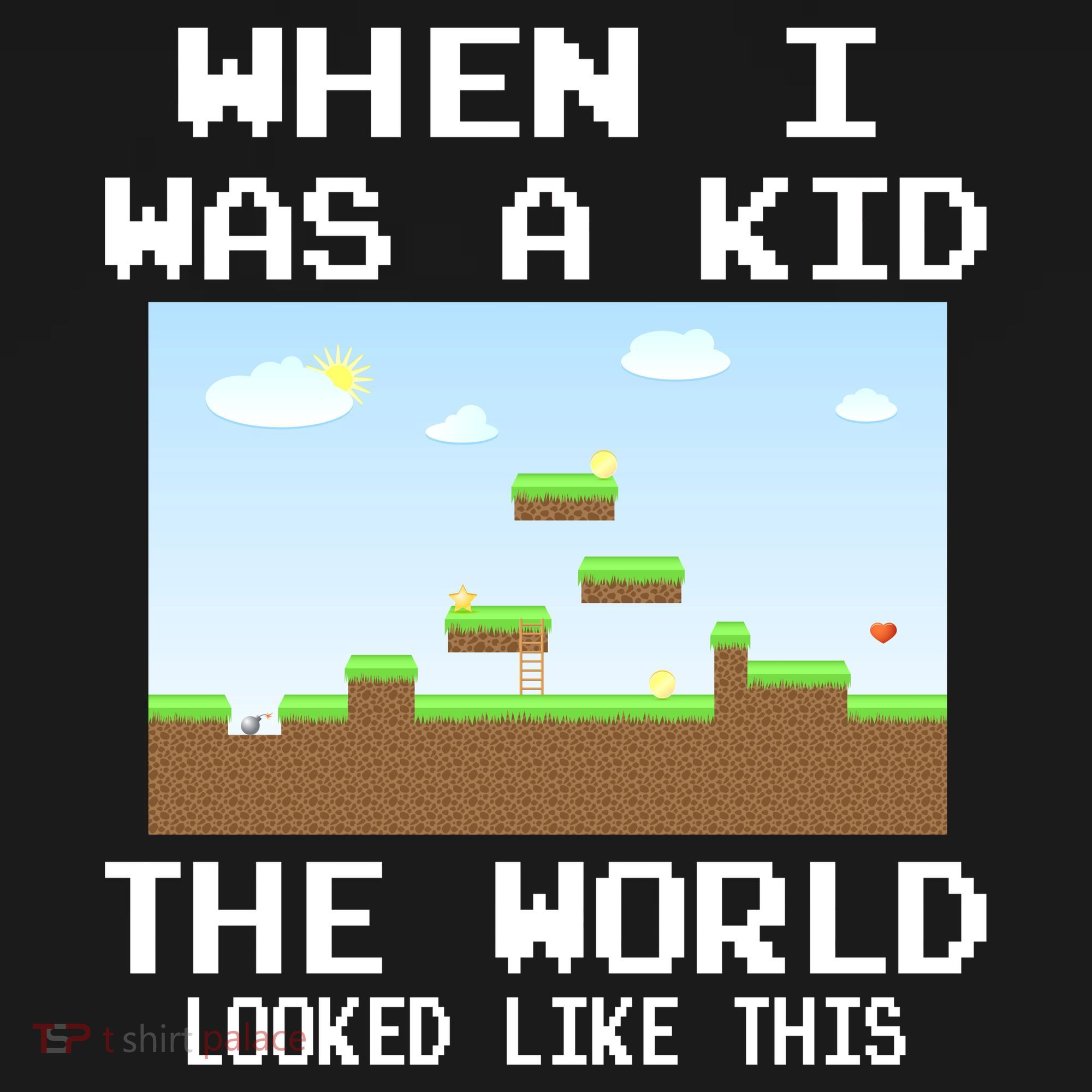 Retro When I Was A Kid The World Look Like This Women's T-Shirt