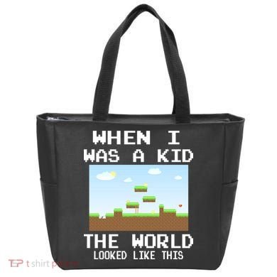 Retro When I Was A Kid The World Look Like This Tote Bag