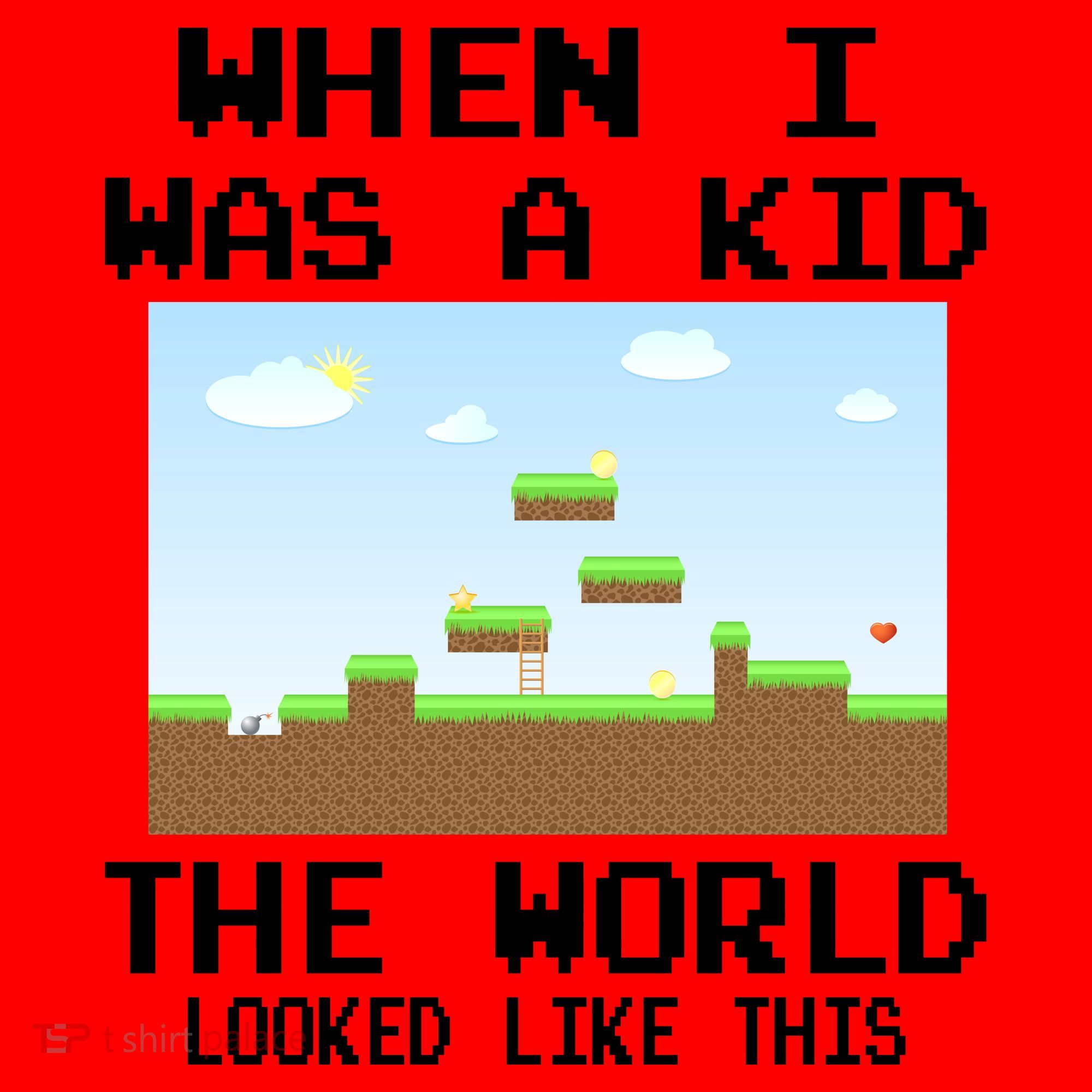 Retro When I Was A Kid The World Look Like This Santa Hat