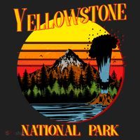Retro Yellowstone National Park Women's Sweatshirt thumb 2