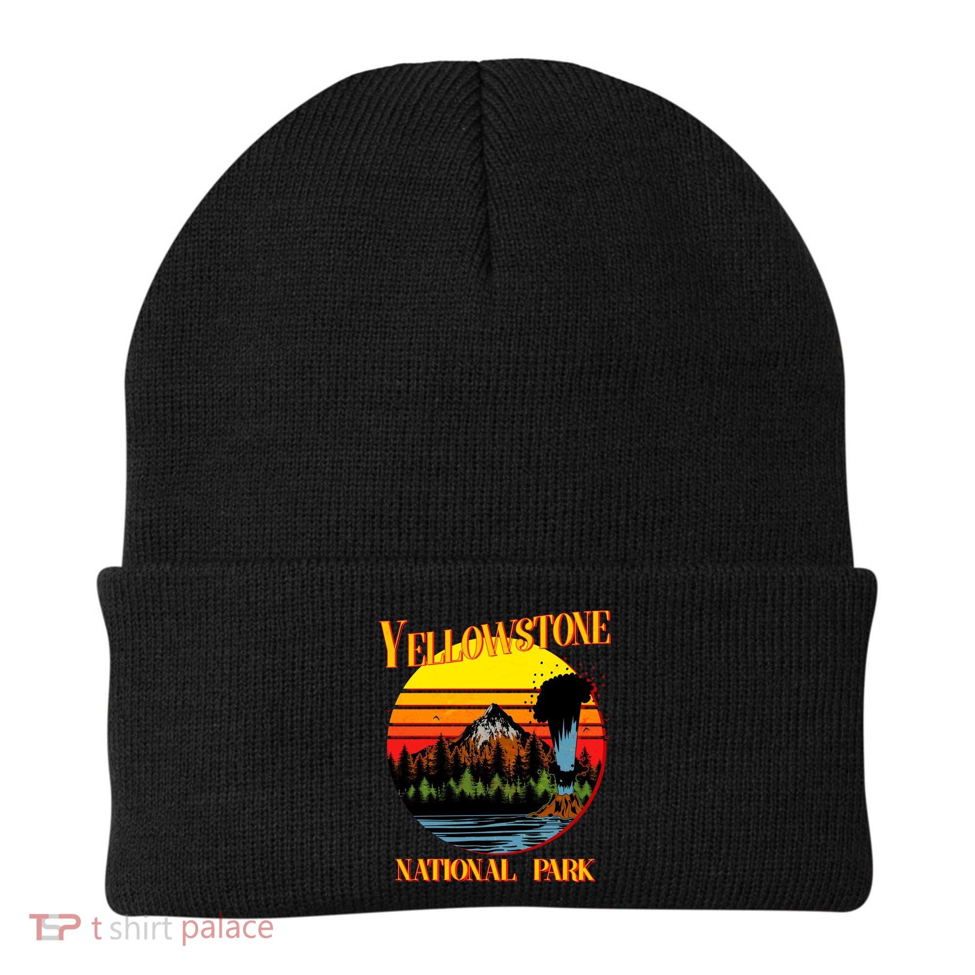 Retro Yellowstone National Park Beanie