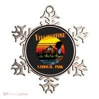 Retro Yellowstone National Park Ornament thumb 0