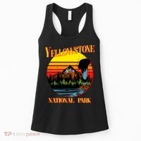 Retro Yellowstone National Park Women's Tank Top thumb 0
