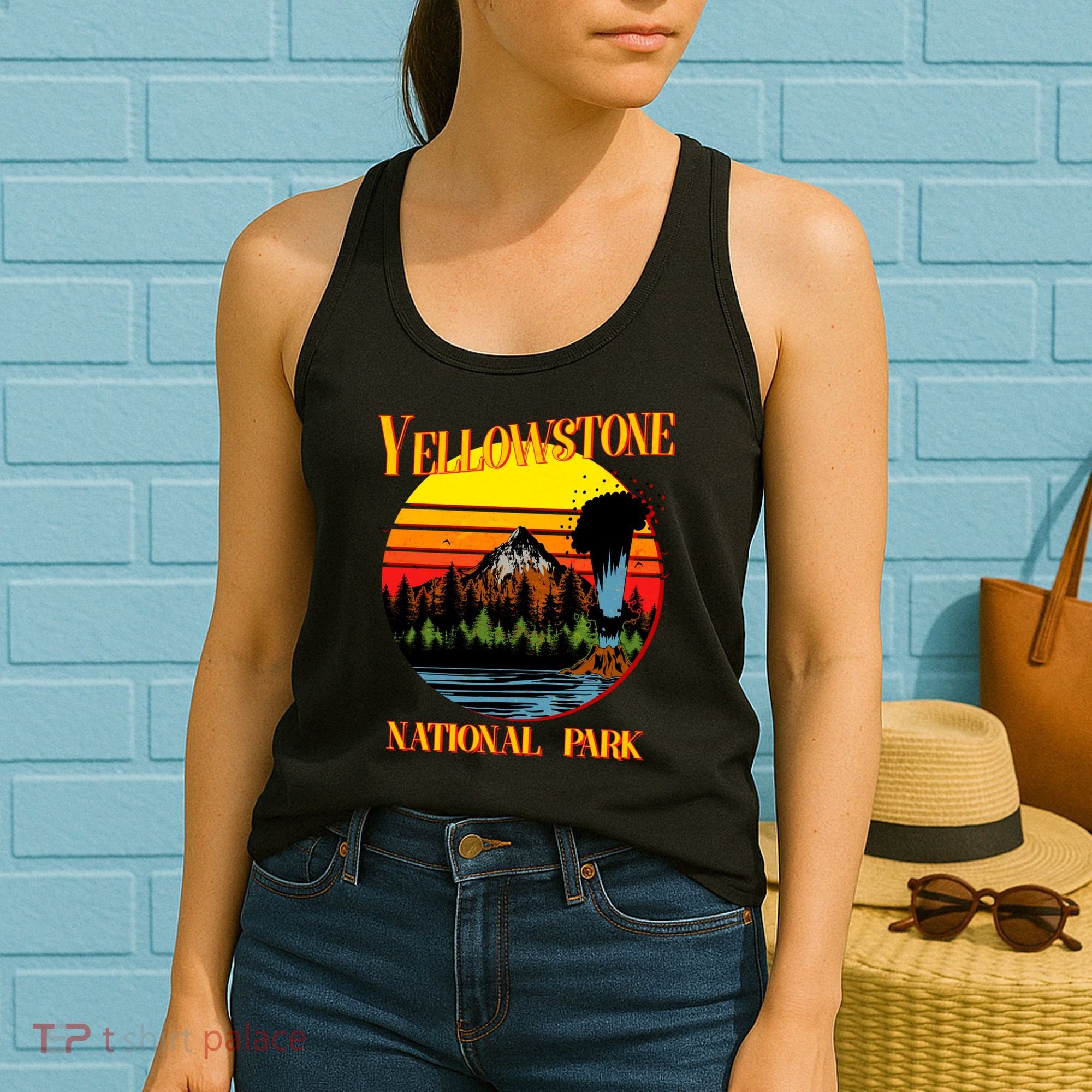 Retro Yellowstone National Park Women's Tank Top