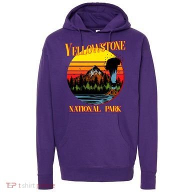Retro Yellowstone National Park Hoodie