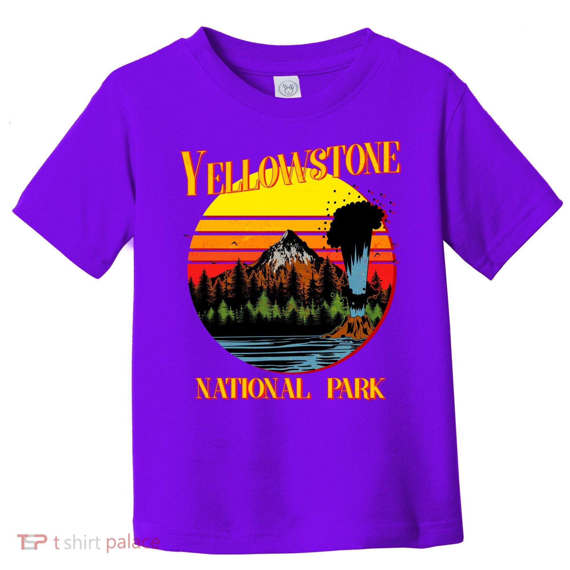 Retro Yellowstone National Park Toddler T-Shirt