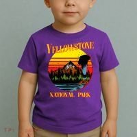 Retro Yellowstone National Park Toddler T-Shirt thumb 2