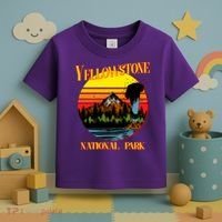 Retro Yellowstone National Park Toddler T-Shirt thumb 3