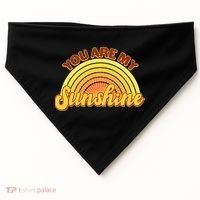 Retro You Are My Sunshine Sunbow USA-Made Doggie Bandana thumb 0