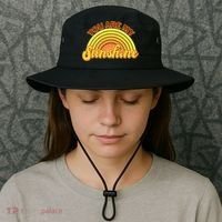 Retro You Are My Sunshine Sunbow Bucket Hat thumb 3