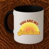 Retro You Are My Sunshine Sunbow Coffee Mug thumb 2