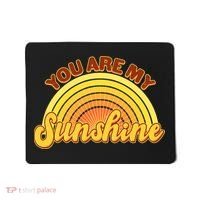 Retro You Are My Sunshine Sunbow Mousepad thumb 0