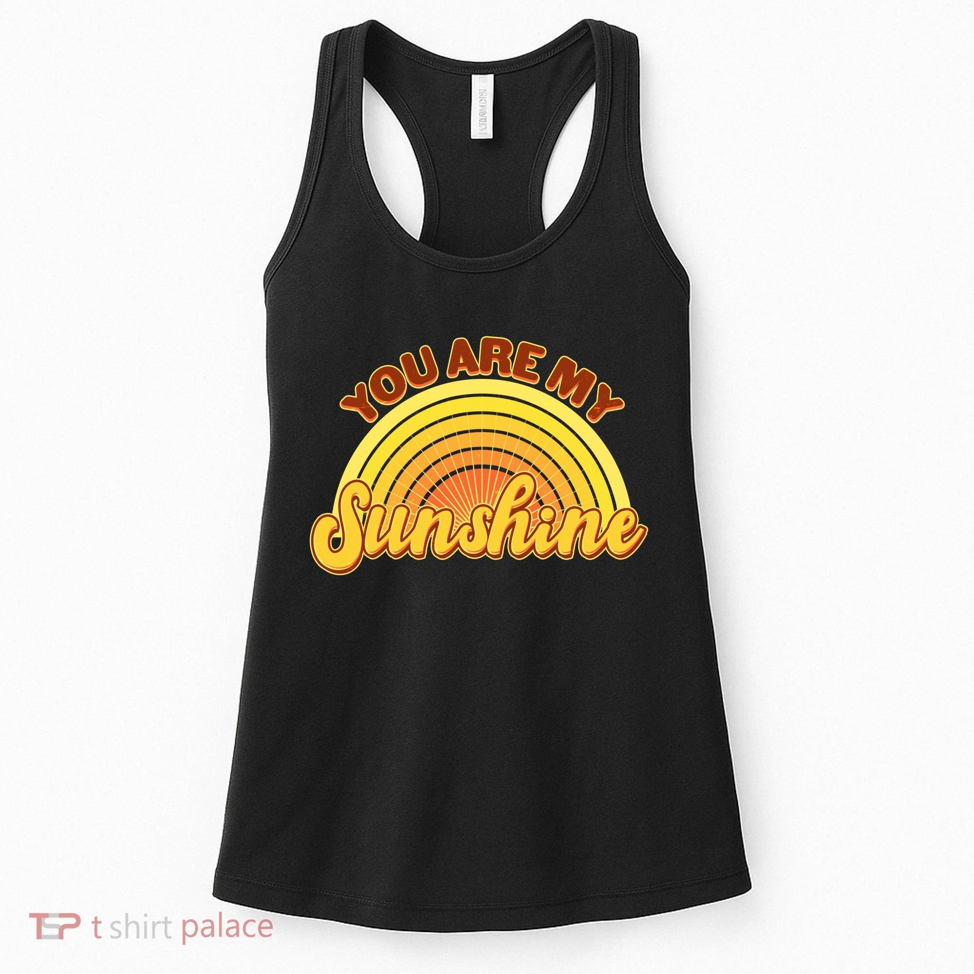 Retro You Are My Sunshine Sunbow Women's Tank Top