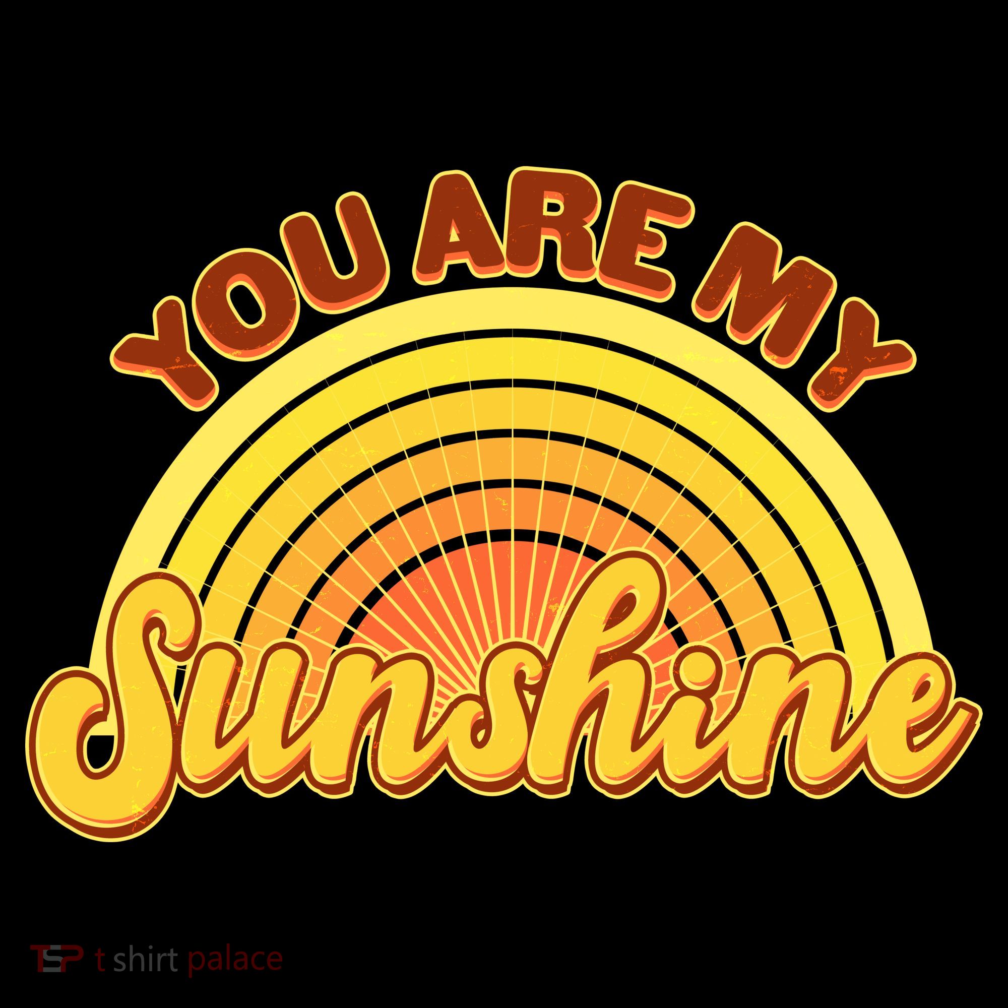 Retro You Are My Sunshine Sunbow Women's Tank Top
