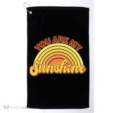 Retro You Are My Sunshine Sunbow Golf Towel