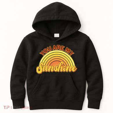 Retro You Are My Sunshine Sunbow Kids Hoodie
