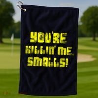 Retro You're Killin Me Smalls Funny Golf Towel thumb 1