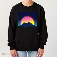Retrowave Mountains Women's Sweatshirt thumb 0