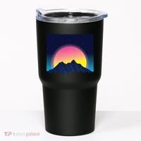 Retrowave Mountains Tumbler thumb 0